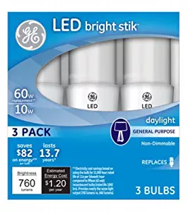 Best ge led bright stik 60w daylight