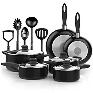 Best 15 piece dishwasher safe cookware and utensil set