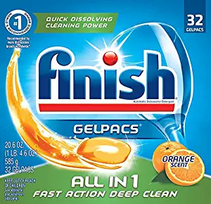 Best finish all in 1 gelpacs orange, dishwasher detergent tablets 84 ea