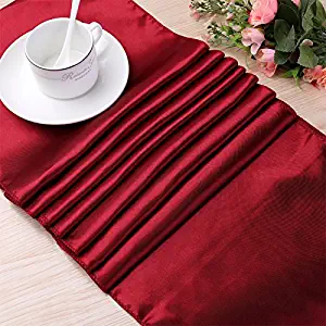 Best banquet table runner red