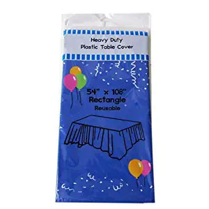 Best round plastic reusable table cloth