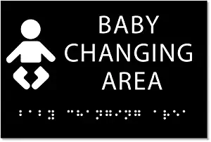 Best baby changing table sign