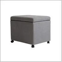 Best ottoman storage grey casters