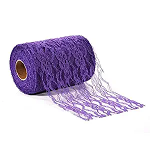 Best purple lace table runner