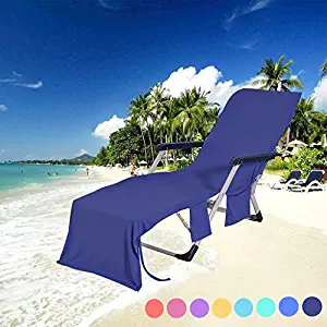 Best lounge chair towel with fitted pocket top