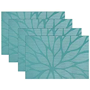 Best elegant placemats for dining table teal
