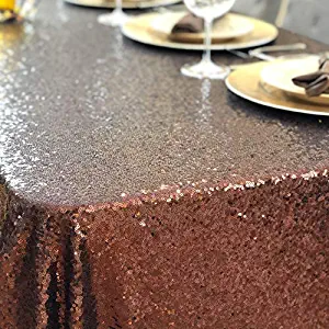 Best copper sequin table cloth