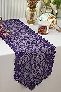 Best purple lace table runner