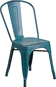 Best blue metal stackable patio chairs