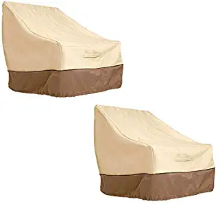 Best outdoor large high back chair covers waterproof