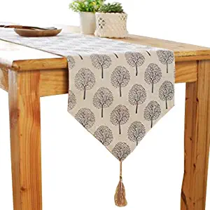 Best table runner 12 inches gray