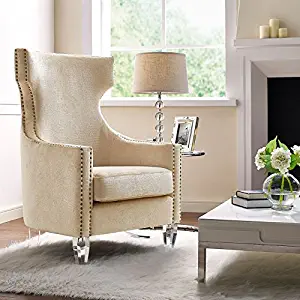 Best velvet acrylic leg dining chair