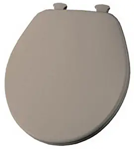 Best fawn beige round toilet seat