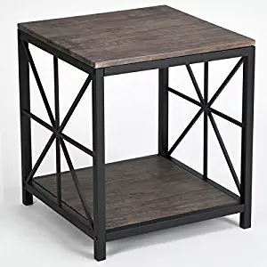 Best square end table 24 inches high