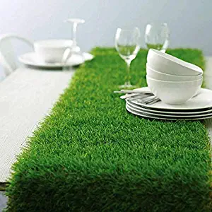 Best fake grass table runner