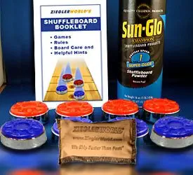 Best shuffleboard table puck set