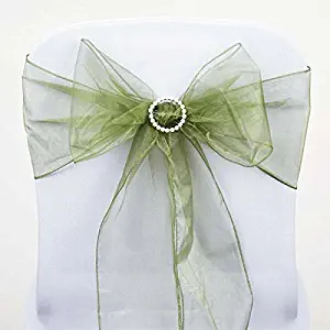 Best green organza chair covers