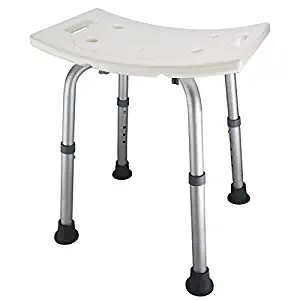 Best gray shower chair with back