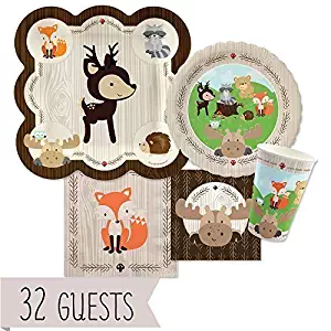 Best woodland birthday party table cloth