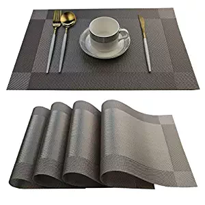 Best elegant placemats for dining table clear