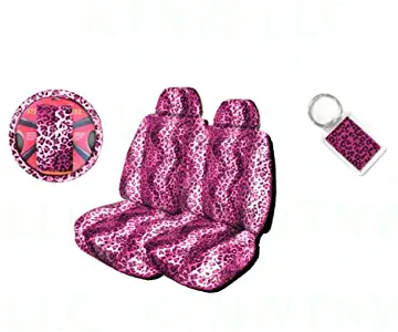 Best leopard pink seat covers