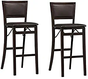 Best linon folding chair black wood