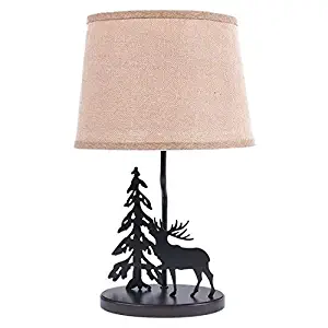 Best small rustic bear table lamp