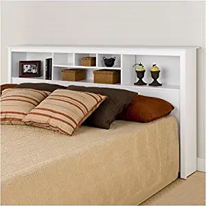 Best white with shelves headboard king