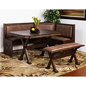 Best corner kitchen table with bench with storage under seats