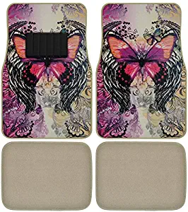Best red butterfly car seat covers