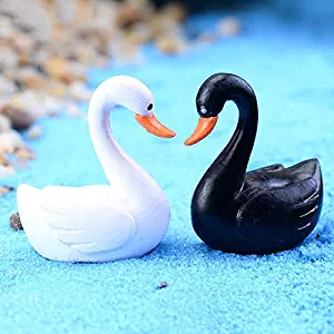 Best fairy garden swans