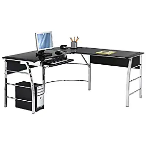 Best small computer desk chrome