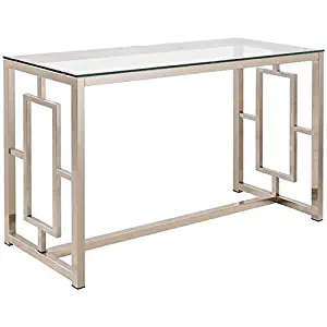 Best glass top sofa table in chrome