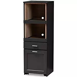 Best contemporary kitchen cabinet by baxton studio – brown