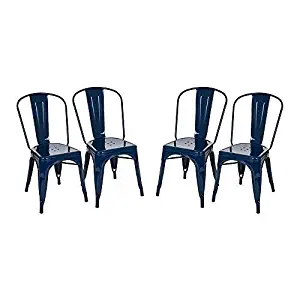Best blue metal stackable patio chairs