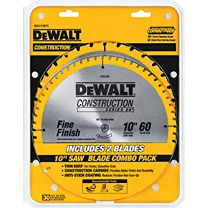 Best 10′ table saw dado blade set