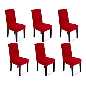 Best red dining room chair cover