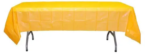 Best dark blue and yellow table cloth