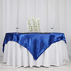 Best round table cloth royal blue
