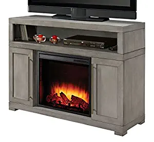 Best electric fireplace tv stand gray