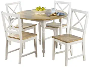 Best small dining table set for 4 drop leaf