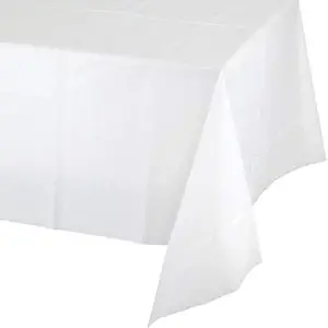 Best white and gold 52×52 square table cloth
