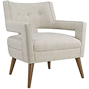 Best mid-century modern upholstered tufted accent chair