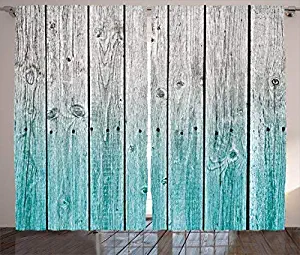Best living room curtains with woods