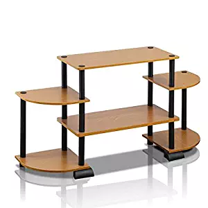 Best corner tv stand open shelves