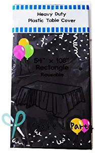 Best round plastic reusable table cloth