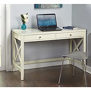 Best harbor view computer desk antiqued white