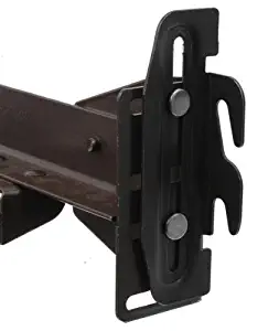 Best full to queen conversion rails with hooks for headboard and footboard