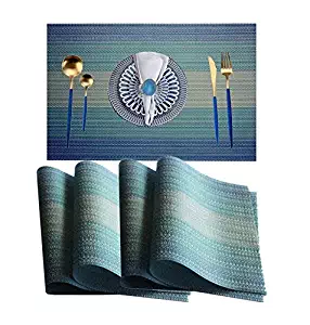 Best elegant placemats for dining table teal
