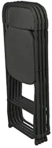 Best plastic folding chair black